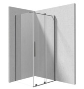 Deante Prizma Kabina prysznicowa prostokatna 100x80 cm Titanium KPNDP10S08