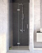 Besco Exo-H drzwi prysznicowe 80x190 przejrzyste EH-80-190C