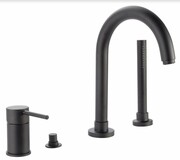 Emmevi Piper bateria wannowa 4-otworowa czarny mat 45120NO