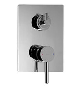 Omnires Y bateria natryskowa-wannowa podtynkowa 3- wyjściowa chrom Y1237/KCR ___ RABAT W KOSZYKU! ___