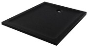 New Trendy Mild Stone Brodzik akrylowy prostokątny 90x140 czarny B-0599