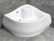 Radaway Korfu A brodzik półokrągły 80x80 bez obudowy 4S88400-03B