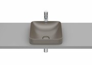 Roca Inspira Square umywalka blatowa 37cm Cafe A32753R660