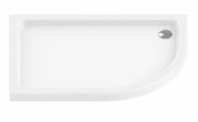 New Trendy Maxima Ultra brodzik asymetryczny posadzkowy na podstawie styropianowej lewy 100x80 B-0146/L __DARMOWA DOSTAWA__