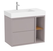 Roca Tura Unik zestaw szafka z umywalką lewa 80x43x60 SZLACHETNY SZARY A852028559