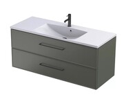 Oristo Lagom szafka podumywalkowa wisząca 120x50x45 Oliwkowy Mat OR53-SD2S-120-17