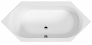 Sanplast Basic Line wanna sześciokątna W6K/BASIC 200x90 cm + stelaż 610-450-1470-01-000