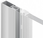 New Trendy profil poszerzający do drzwi wnękowych Eventa i Avexa 10 mm chrom PP-0030