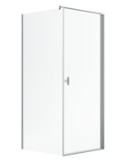 Radaway Nes Kdj I Brushed Nickel kabina 80x100cm prawa szczotkowany nikiel 10022080-91-01R/10039100-01-01