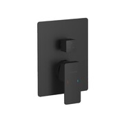 Excellent Keria bateria prysznicowo-wannowa 3-funkcyjna czarny mat AREX.2047BL