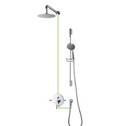 Omnires Y zestaw podtynkowy prysznicowy chrom SYSY17CR ___ RABAT W KOSZYKU! ___