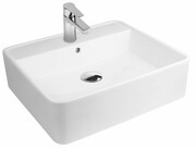 Oltens Duve umywalka 58x43 cm nablatowa z powłoką SmartClean 41812000