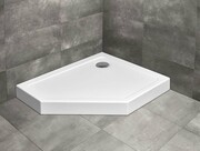 Radaway Doros PT E Compact brodzik pięciokątny prawy z obudową 100x80cm SDRPTP1080-05R