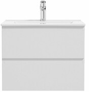 Oltens Vernal szafka 60 cm podumywalkowa wisząca biały połysk 60002000