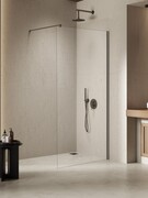 New Trendy Nesta Gunmetal Brushed kabina Walk-In 110x200 cm grafit szczotkowany K-1758