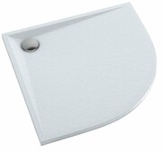 Schedpol Schedline Libra White Stone brodzik półokrągły 80x80x3cm 3SP.L1O-8080/B/ST
