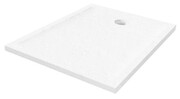 New Trendy Mild Stone Brodzik akrylowy prostokątny 80x120x4,5 cm biały B-0551