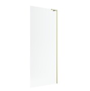 Radaway Modo SL II Brushed Light Gold kabina Walk-in 120x200 prawa szczotkowane jasne złoto szkło przejrzyste 10319124-98-01R