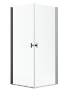 Radaway Nes Kdd I Brushed GunMetal kabina 100x90cm szczotkowany grafit 10021100-92-01L/10021090-92-01R