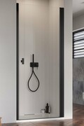 Radaway Nes Black Dwj I Drzwi wnękowe 80cm prawe szkło przejrzyste 10026080-54-01R