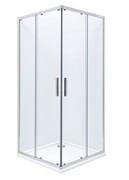 Roca Town-n Square kabina kwadratowa 80x80cm szkło przejrzyste AMP2608012M
