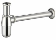 Oltens Molde syfon umywalkowy butelkowy mosiężny chrom 02604100