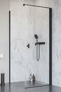 Radaway Nes 8 Black Kdj I kabina 90x70cm prawa czarny mat/szkło przejrzyste 10072090-54-01R/10089070-01-01