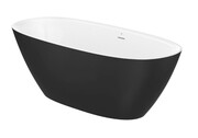 Roca Ariane wanna wolnostojąca 165x75cm BIAŁO CZARNA A2484700K0
