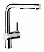 Bateria kuchenna z wyciąganą wylewką BLANCO Linus-S Chrom - zdjęcie 2