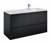 Elita Split szafka z umywalką 120x63x46cm czarny mat 168179/145965