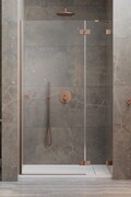 Radaway Essenza Pro Brushed Copper Dwj drzwi wnękowe 120cm prawe szczotkowana miedź 10099120-93-01R