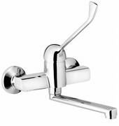 Deante Corio bateria umywalkowa ścienna z dźwignią Clinic chrom BFC 050C