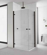 SanSwiss Annea Black Line kabina kwadratowa 100x100 profile czarne AN1CG10000607/AN1CD10000607