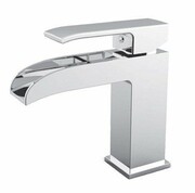 Paffoni Bateria umywalkowa z wylewką typu wodospad Level Standard chrom LES065CR