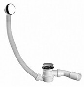 McAlpine syfon wannowy odpływowo-przelewowy klik-klak pokrywa antyczny mosiądz HC2600CLAB