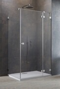 Radaway Essenza Pro 8 Brushed Nickel Kdj kabina 120x90cm prawa szczotkowany nikiel/szkło przejrzyste 10480812-01-01R/10520345-91-01R/10540090-01-01