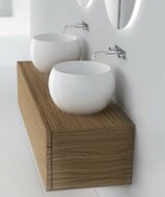 Marmorin umywalka nablatowa Perła bez otworu 40 cm biała 360040020010 __DARMOWA DOSTAWA__