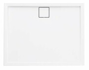 Schedpol Omega brodzik prostokątny z klapką odpływu 100x80x5,5cm 3.0450