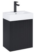 Roca Reef zestaw szafka z umywalką 44x30x60 CZARNY MAT A852446532