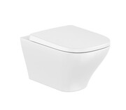 Roca Optica Rimless miska wisząca Vortex Biała A346V13000