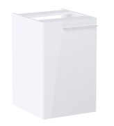 Roca Ella moduł boczny z koszem cargo 40x44x63 cm BIAŁY POŁYSK A857774806