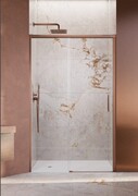 Radaway Idea 8 DWJ Brushed Copper drzwi wnękowe 130cm lewe szczotkowana miedź 10330670-93-01L/10350603-01-01