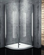 Atrium Verona kabina półokrągła 90x90x195 cm szkło: przejrzyste QF092