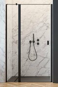 Radaway Nes Black Dwj II drzwi wnękowe 110cm lewe czarny mat/szkło przejrzyste 10036110-54-01L
