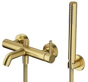 Omnires Y bateria wannowa z zestawem prysznicowym mosiądz szczotkowany Y1231BSB