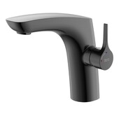 Roca Insignia bateria umywalkowa sztorcowa Brushed Titanium Black EVERLUX-PVD A5A3B3ANM0