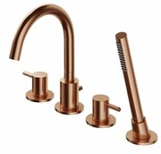 Omnires Y bateria wannowa 4-otworowa miedź szczotkowana Y1232CPB ___ RABAT W KOSZYKU! ___