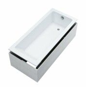 Schedpol Schedline Praia SET wanna prostokątna z nośnikiem styropianowym 160x75cm 3WST.PS1P-16075