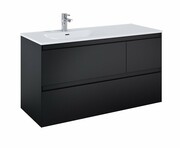 Elita Split szafka podumywalkowa 120x63x46cm czarny mat 168175