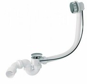 McAlpine syfon wannowy z korkiem automatycznym pokrywa biała HC31M-WH